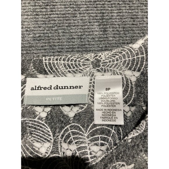 Alfred Dunner Jacket Women’s Size 8P Gray Long Sleeve - Picture 2 of 10